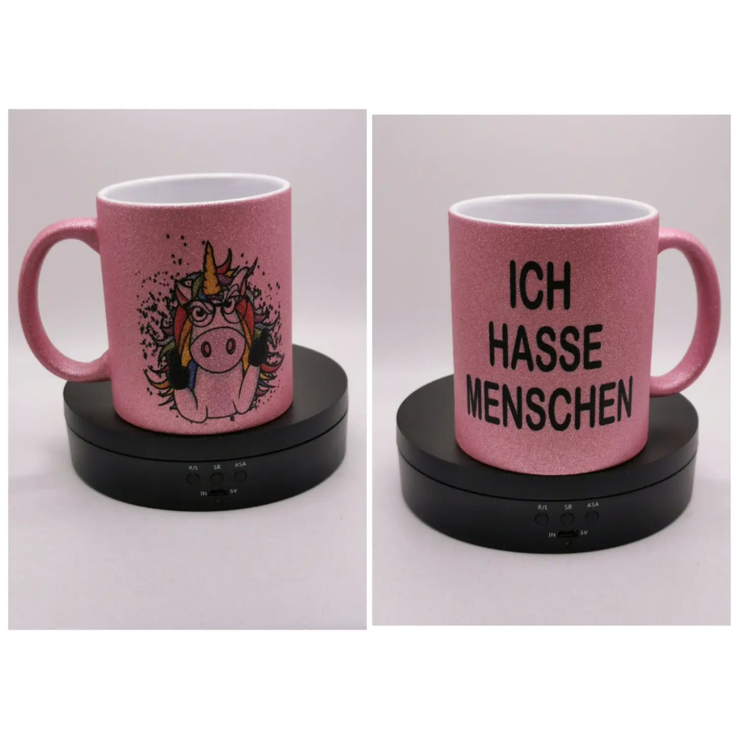 Hasirees Kreativstudio, Glitzertasse 